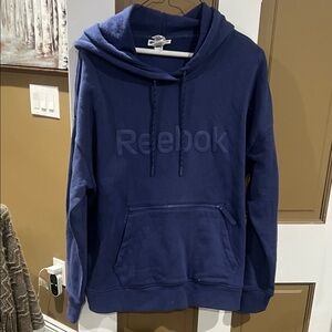 Reebok Navy Pullover Hoodie